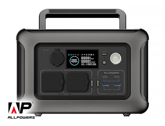 Allpowers: R600 Portable Power Station 600W 299Wh LiFeP04 Battery